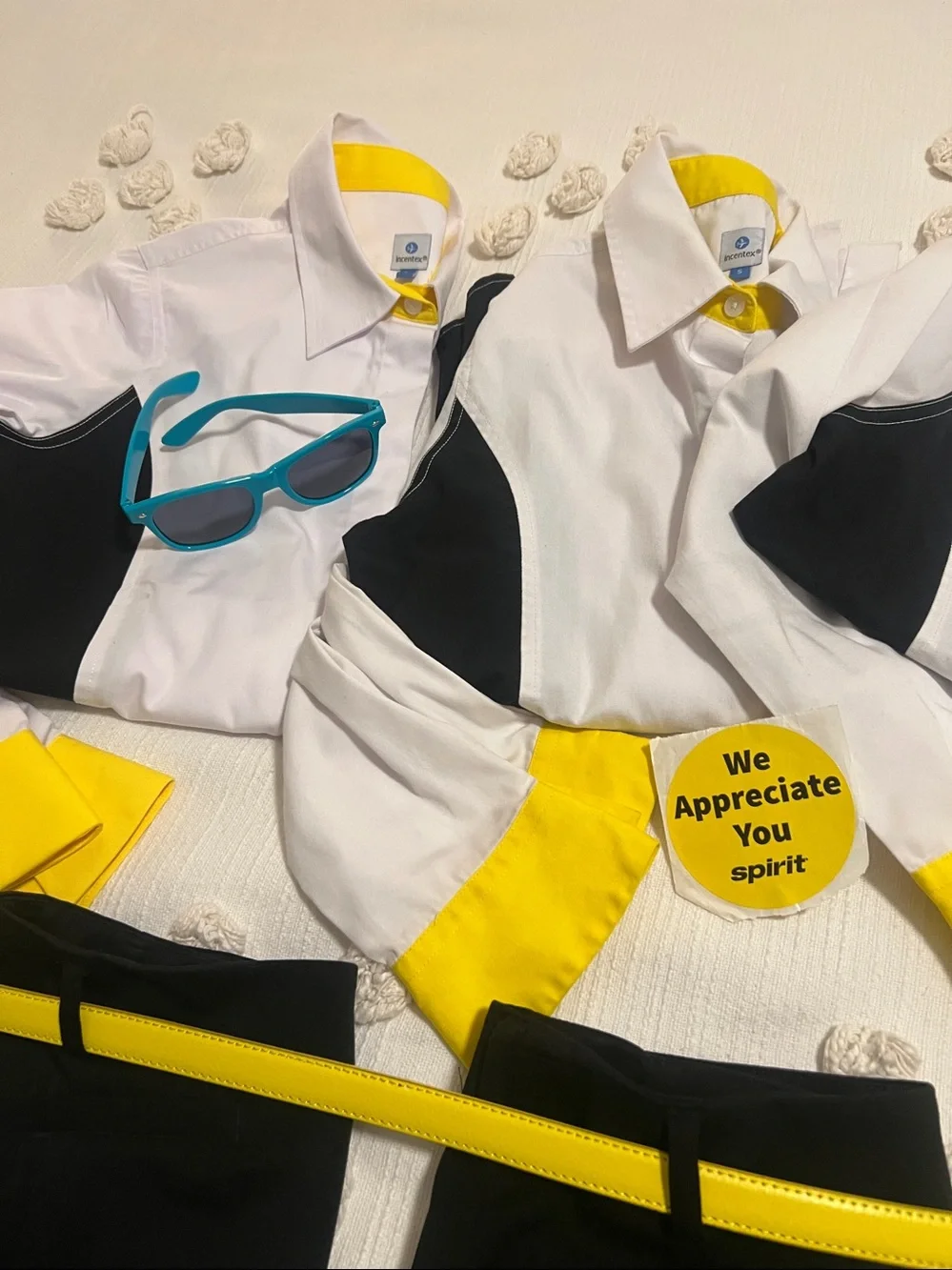 Spirit Airlines flight attendant Crew uniform pieces plus extras - Picture 7 of 8